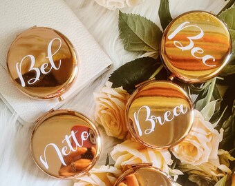 Barras de Chocolate personalizadas, recuerdo de nombre de plata, espejo dorado, (#Rose Gold Mirror Barras de Chocolate personalizadas, recuerdo de nombre de plata, espejo dorado, (#Rose Gold Mirror