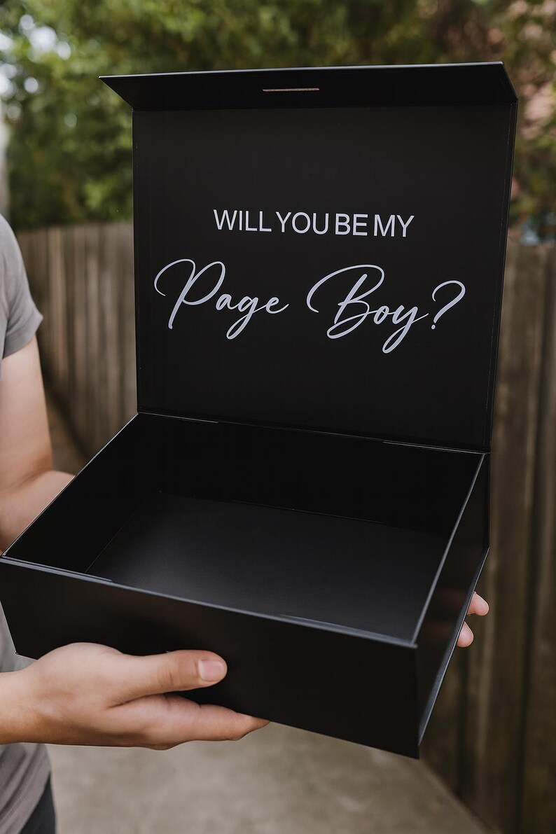 Luxury Gift Box|Magnetic Gift Box|Bridesmaid Maid of Honour gift box|Best man gift box|Personalised Name Box|Birthday Box|Groomsman Box image 15