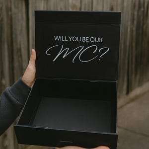 Luxury Gift Box|Magnetic Gift Box|Bridesmaid Maid of Honour gift box|Best man gift box|Personalised Name Box|Birthday Box|Groomsman Box image 16