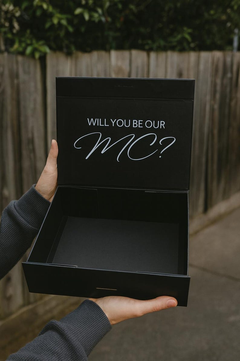 Luxury Gift Box|Magnetic Gift Box|Bridesmaid Maid of Honour gift box|Best man gift box|Personalised Name Box|Birthday Box|Groomsman Box image 16