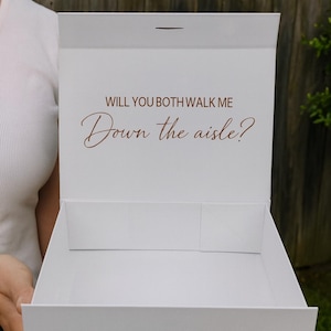 Luxury Gift Box|Magnetic Gift Box|Bridesmaid Maid of Honour gift box|Best man gift box|Personalised Name Box|Birthday Box|Groomsman Box image 11