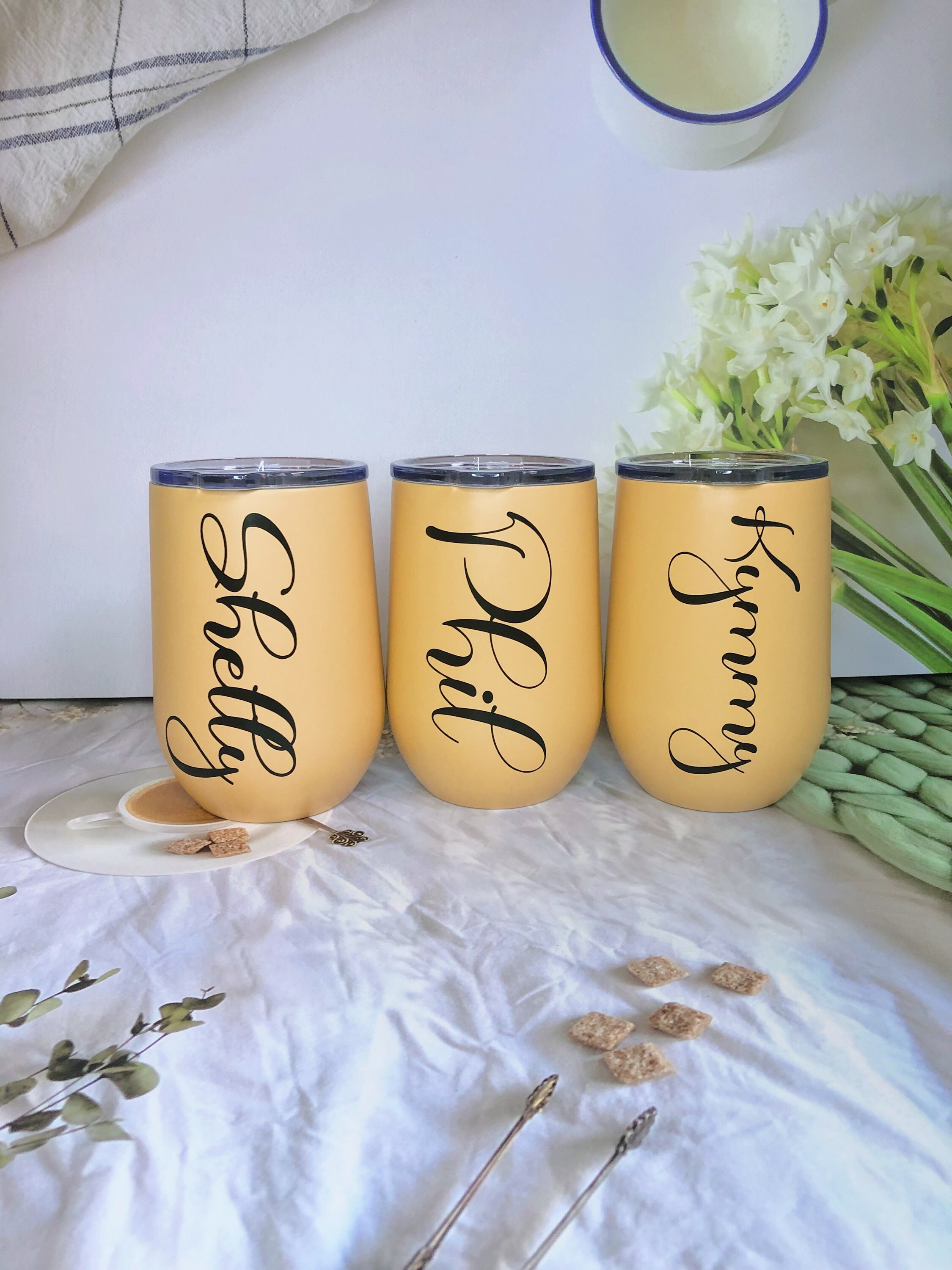 PERSONALISED Reusable Travel Wine Tumblerteachers Giftcustom Etsy