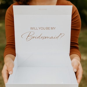 Luxury Gift Box|Magnetic Gift Box|Bridesmaid Maid of Honour gift box|Best man gift box|Personalised Name Box|Birthday Box|Groomsman Box image 14
