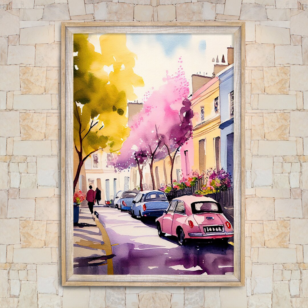 Printable Wall Art Downloadable Prints Original Watercolor Etsy