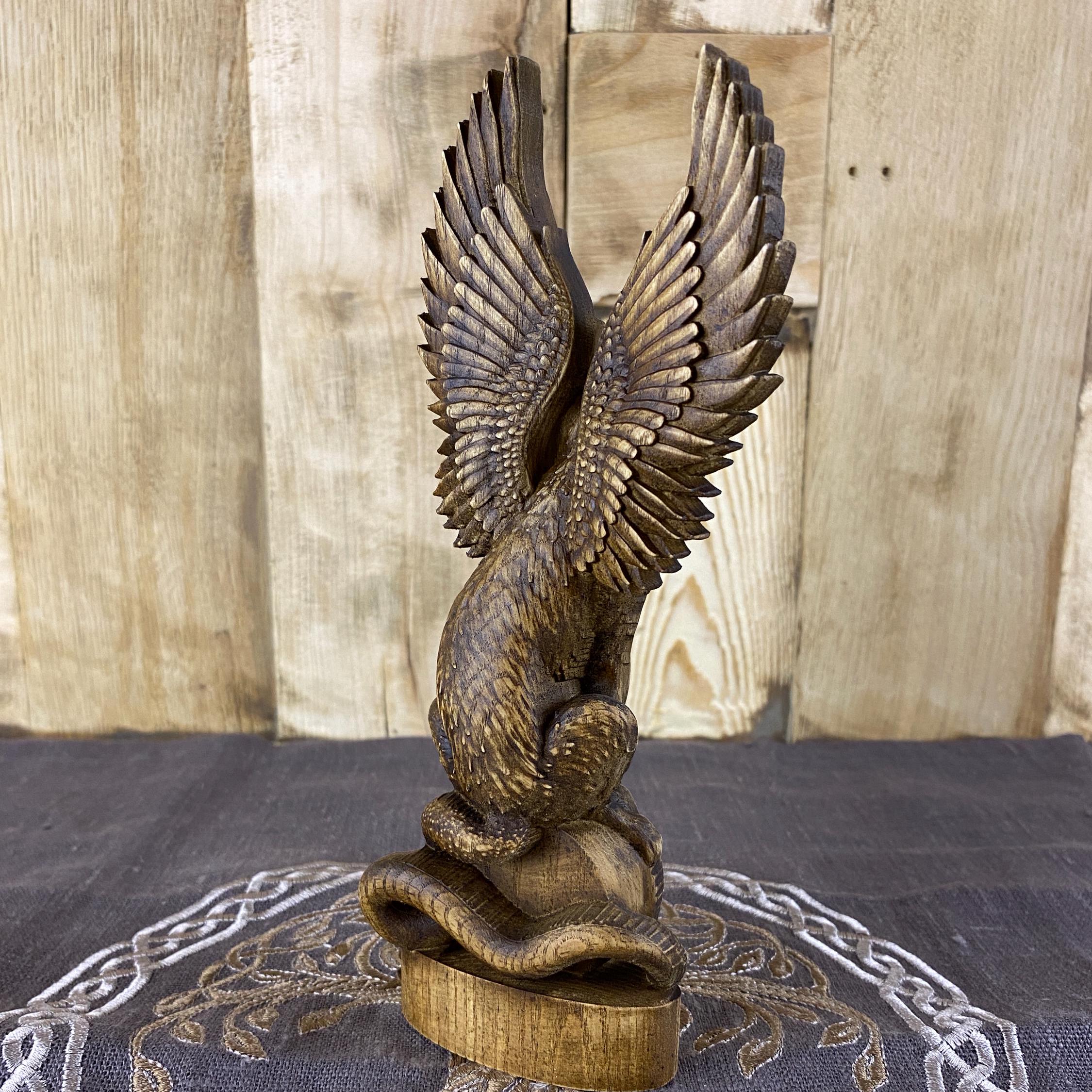 マルコシアスの悪魔の像：翼のある狼、異教の祭壇の装飾オカルト印章