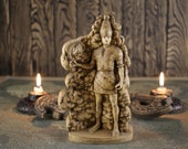 バアルの木像：カナンの嵐の神の彫刻 - Etsy 日本