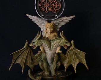Wooden Statue of Valac