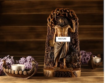 Wooden Statue of Freyr