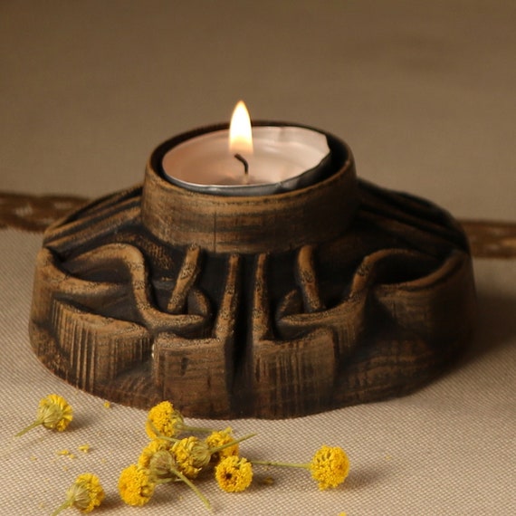 Viking Candle Holder Viking Decor Celtic Candle Holders Etsy