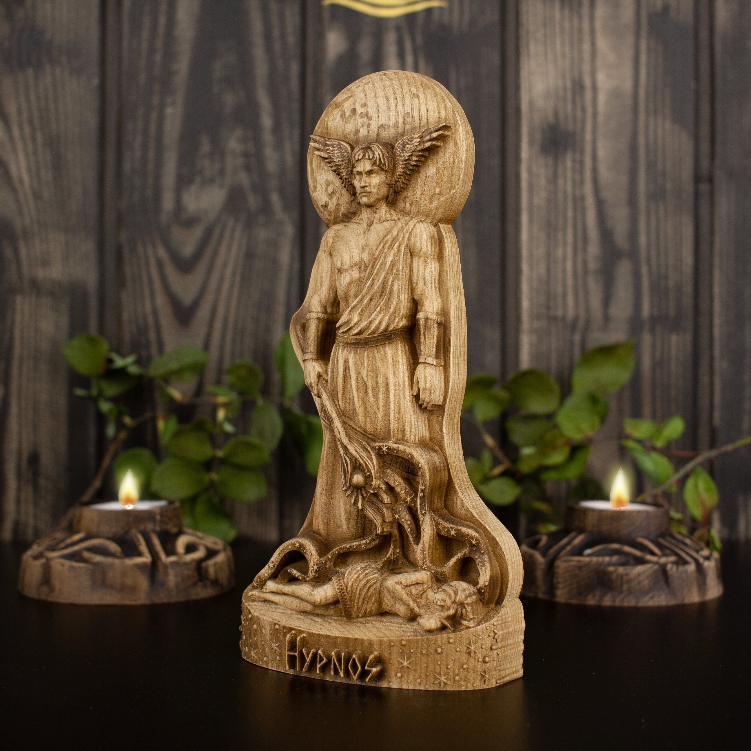 木像：ギリシャ神話の眠りの神ヒュプノス - Etsy 日本