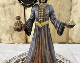 Clauneck Wood Statue: Pagan Occult Home Decor