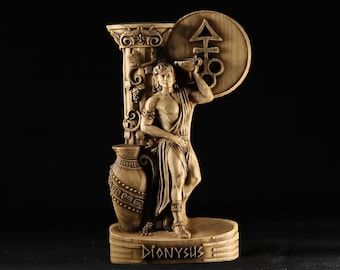 ディオニュソス彫刻 古代ギリシャの置物 緑青 高さ27 cm - Etsy 日本