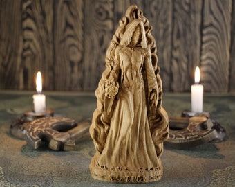 Suhn'tal'ock Wood Sculpture: Gothic Occult Decor - Etsy