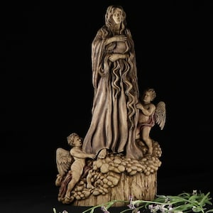 Maria magdalena Mary magdalene Virgin mary statue Wooden sculpture Сatholic statue Religious statue Saint mary magdalene Vierge marie statue