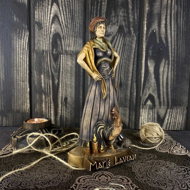 Marie Laveau Statue: Voodoo Queen Altar Decor, New Orleans Witchcraft ...