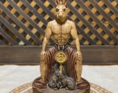 Figurines Bois Sculpté de tortue + Lapin des art populaire