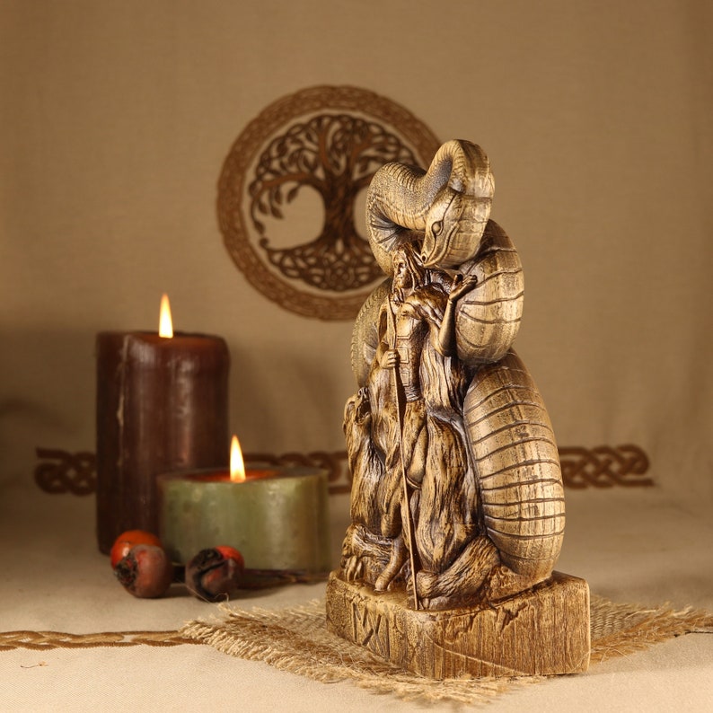 Loki Statue Norse Loki God Loki Loki Altar Norse Altar Etsy New Zealand