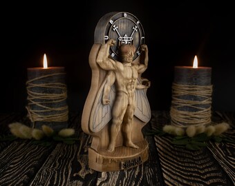 ベルゼブブの木像：蠅の王の彫刻、ゴシック様式の祭壇装飾 - Etsy 日本