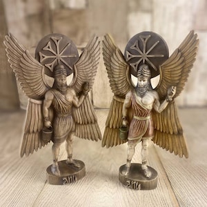 Anu, Mesopotamia Sumerian statue, Sumerian gods Ancient mesopotamian deity Astarte Wooden statue Wood sculpture Wood carving Mesopotamia art