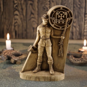 Satan statue Barbatos goetia demon Demon statue, Belial Robin goodfellow  Black magi Buer Demonolatry Occult Lucifer Baphomet