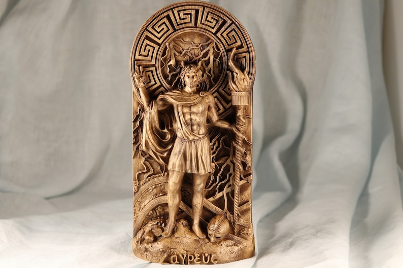 Zagreus Greek Statue Deity Greek Mythology Greek Gods Antique Etsy