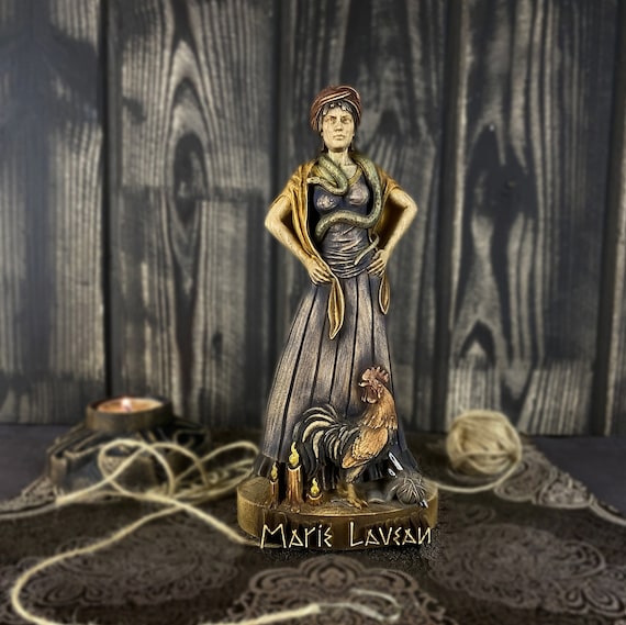 Marie Laveau Statue: Voodoo Queen Altar Decor, New Orleans