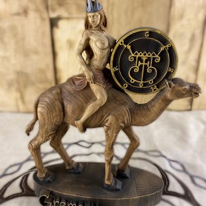 Gremory Gremory demon Gremory statue Demon statue Goetia sigl Gremory seal Witchcraft altar Occult decor Goetia demon Pagan altar Solomon