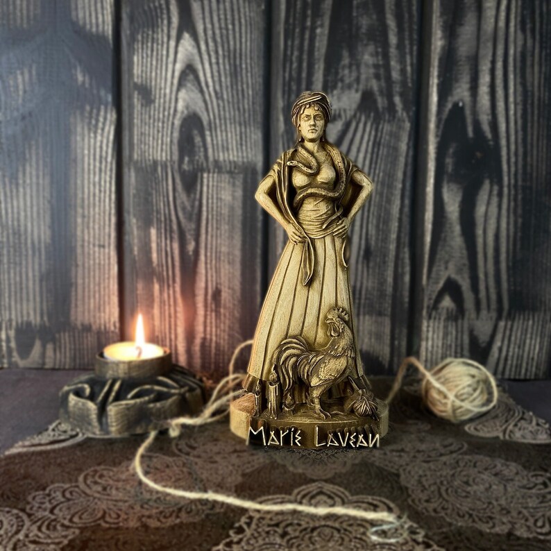 Marie Laveau Statue: Voodoo Queen Altar Decor, New Orleans Witchcraft ...