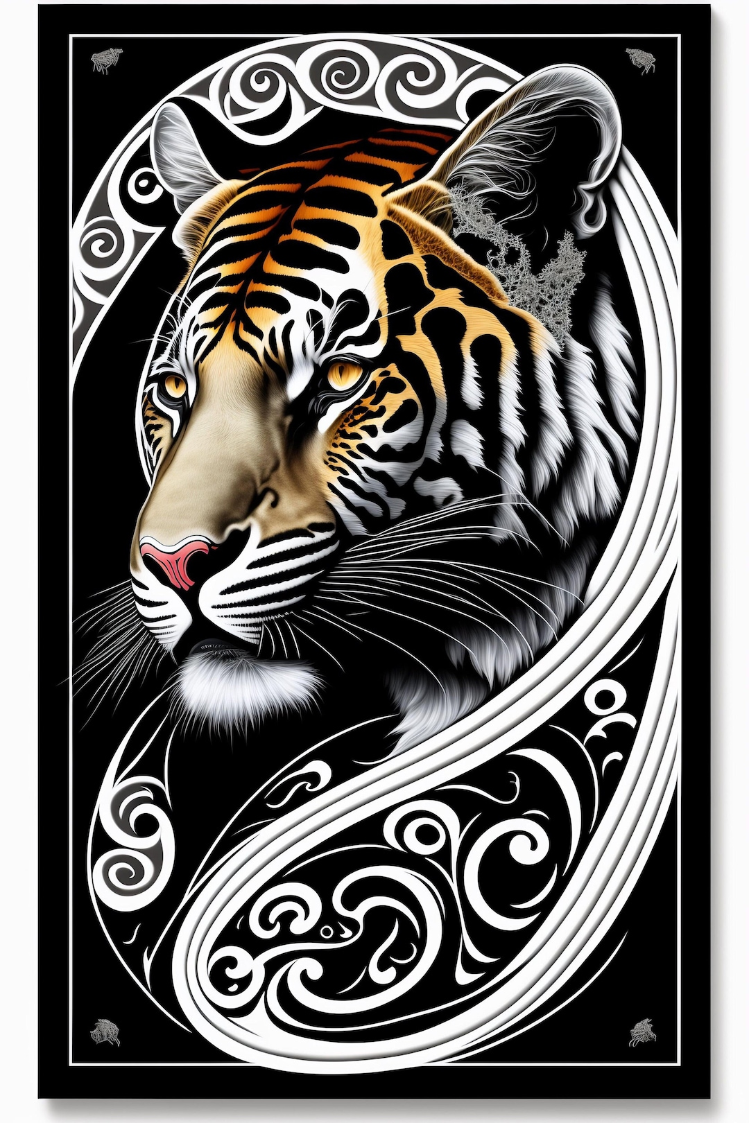 Tiger Printable Picture - Etsy