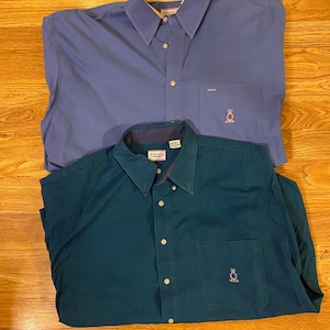 Vintage 90's And Y2K Bugle Boy Casual Short Sleeve Button Down Shirt With Pocket