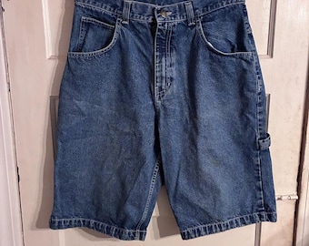 HOLE/TEAR. READ! Y2K And 90's Ecko Unlimited Relaxed Baggy Men's Jean Shorts Size 36.