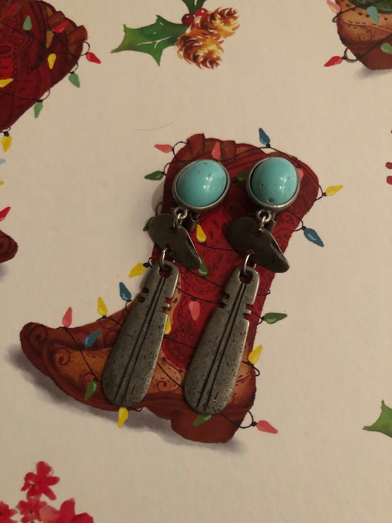 Ben Amun pewter earrings