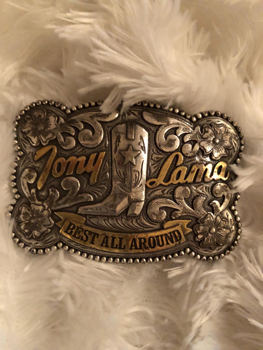 tony lama belt buckle