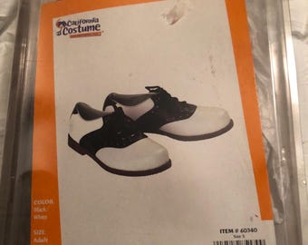 Halloween black & white shoes