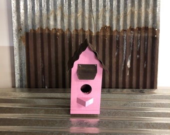 Bubblegum Pink Birdhouse