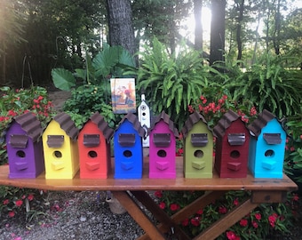 Beautiful Cedar Birdhouses