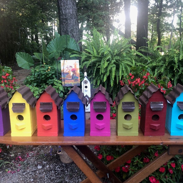 Beautiful Cedar Birdhouses