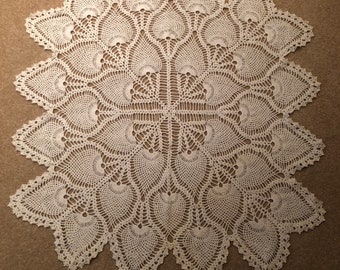 Vintage crochet doilie