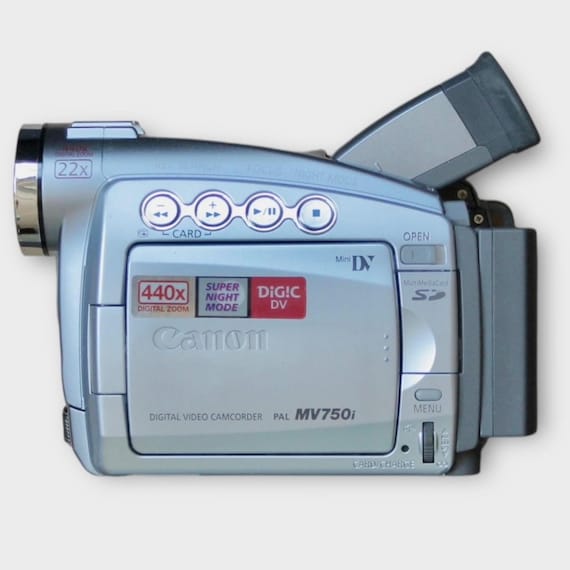 Canon Mv750i Mini DV Camcorder: Y2K Retro Digital Video Camera - Etsy