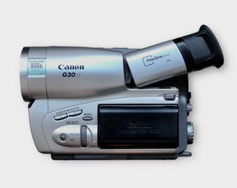 Canon G30 Hi | VHS | Hi8 | Camcorder | Y2K | Vintage Camera | Retro Compact Digital