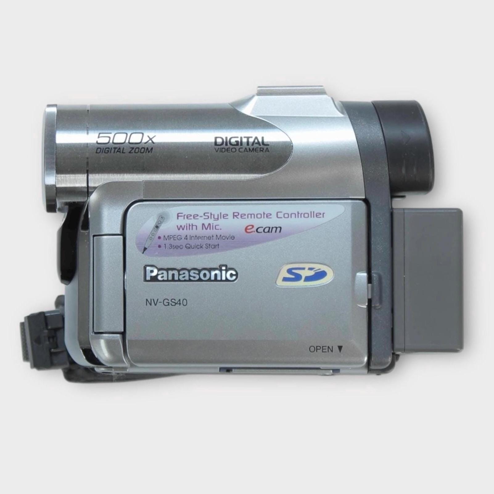 Panasonic NV-GS40EG Mini DV Camcorder: Y2K Digital Video Camera