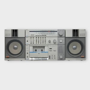 JVC PC-11L Boombox | Cassette Player | Radio | Vintage Stereo | Retro Music Box | Analog Sound System