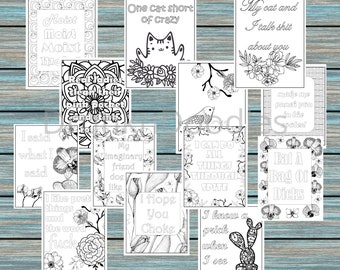 ADULT Coloring Page Bundle