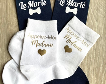 Chaussettes Mixtes Adultes Personnalisables (noir, bleu marine, blanc - voir modèles)