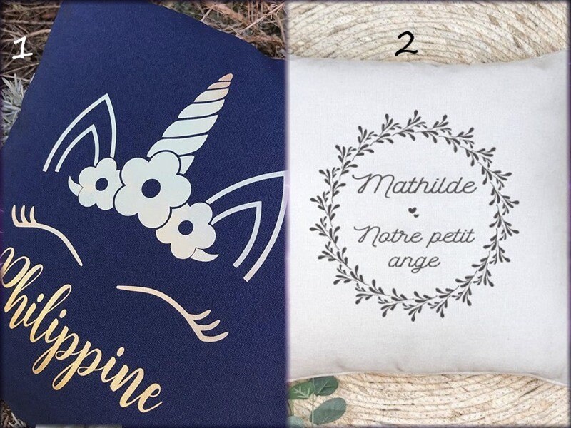 Les Coussins Personnalisés avec Prénom