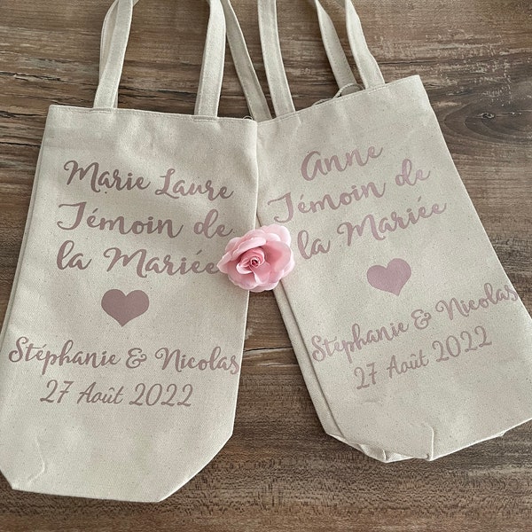 Les Sacs porte-bouteille (témoins, invités..)