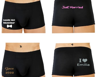 Les Boxers personnalisés (voir modèles)