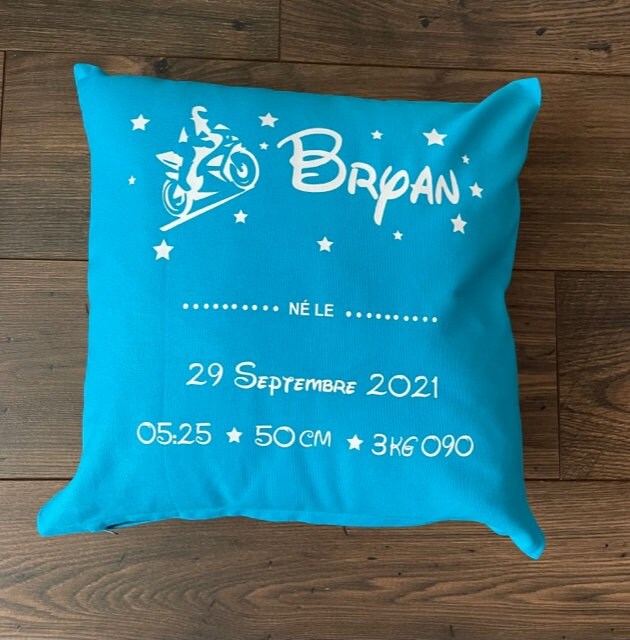 Les Coussins de Naissance Personnalisés | Voir Modèles