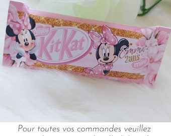 Mini Kitkat personnalisé theme au choix