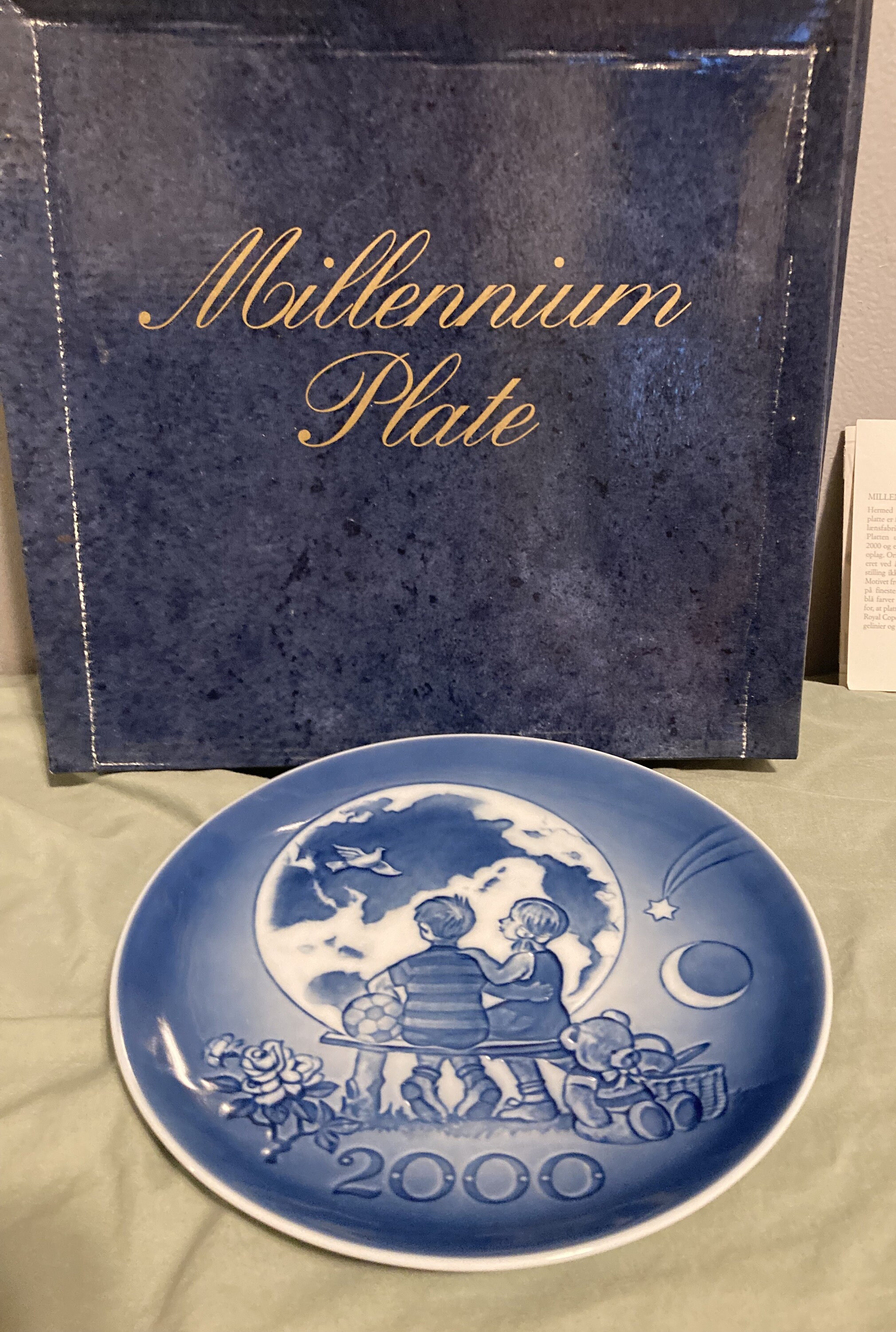 Royal Copenhagen Millennium Plate 2000 - Etsy Australia